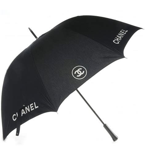 chanel umbrella black|Chanel umbrellas for women.